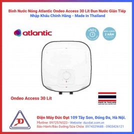 Bình Nước Nóng Atlantic 30 lít Gián Tiếp SWH 30 M-2 Ondeo Access